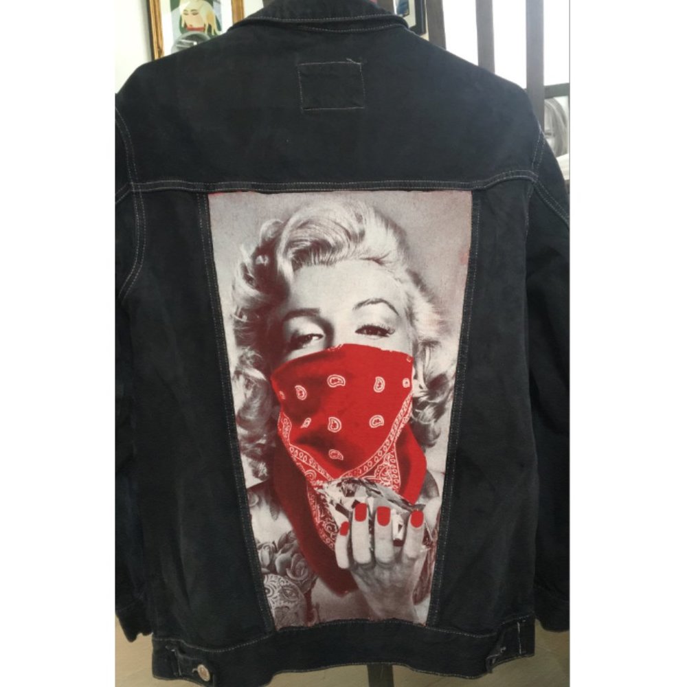 ONE-OF-A-KIND! |  Denim Jacket | Marilyn Monroe